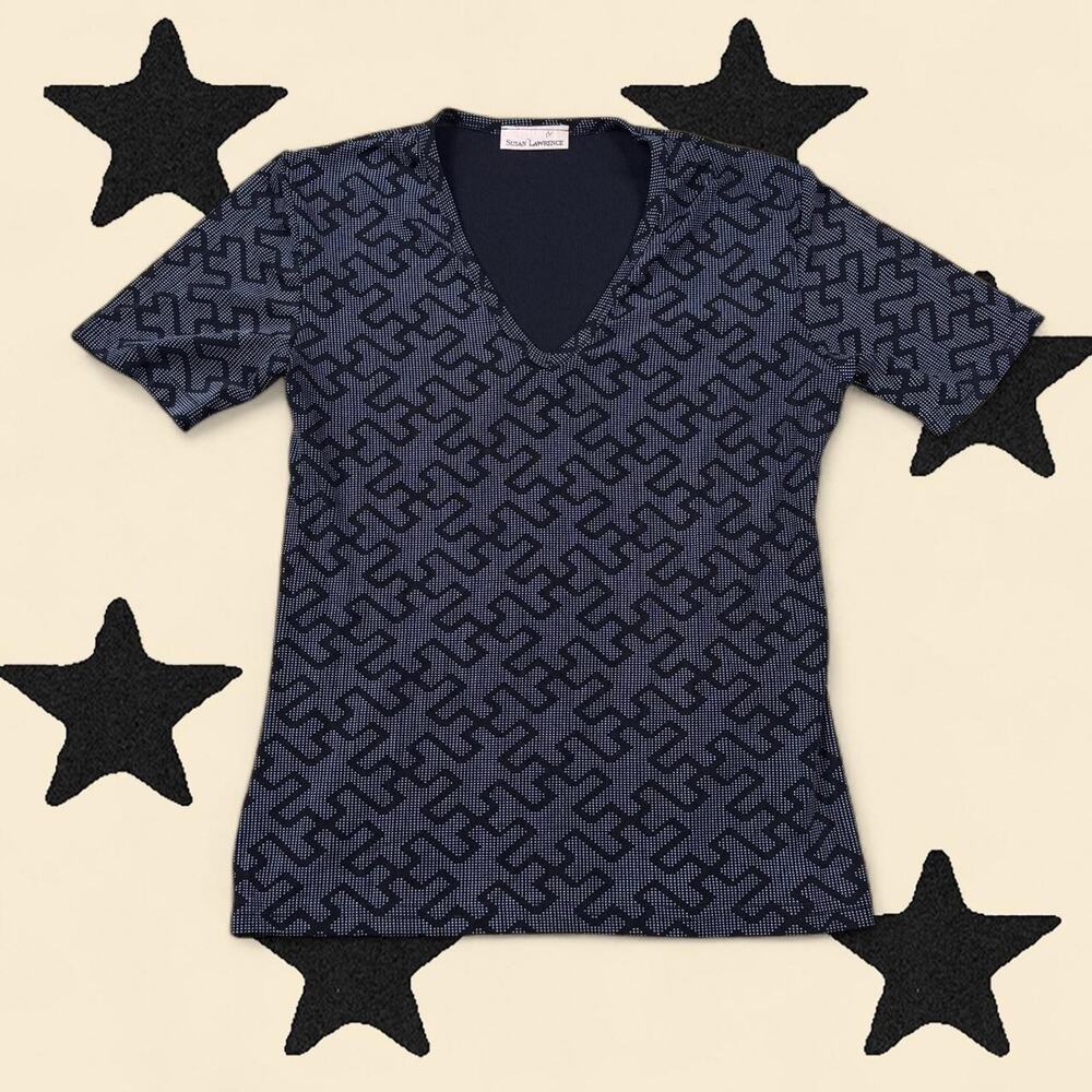 โ
Susan Lawrence black geometric patterned set โ